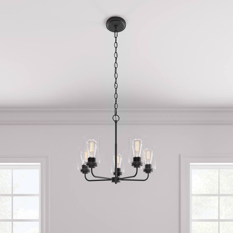 Millennium Lighting Moven 5 Light 23" Wide Chandelier with Clear Glass