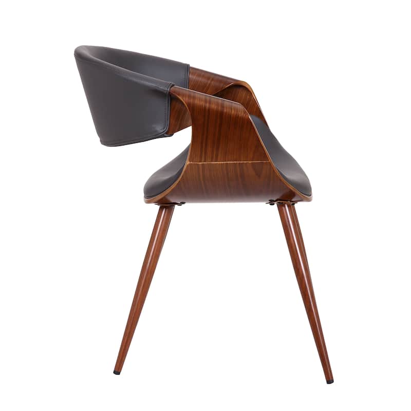 Carson Carrington Skibby Wood and Fabric Mid-century Dining Chair