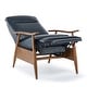 preview thumbnail 25 of 73, Sienna Upholstered Wood Push Back Recliner by Greyson Living