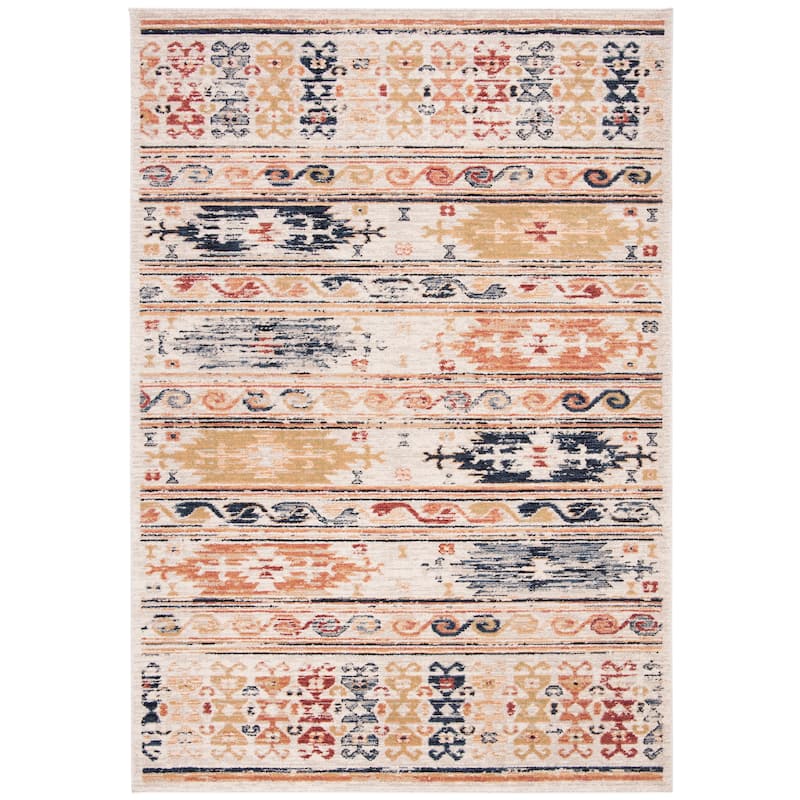 SAFAVIEH Charleston Vintage Leidy Bohemian Rug - 2' x 5' - Ivory/Rust