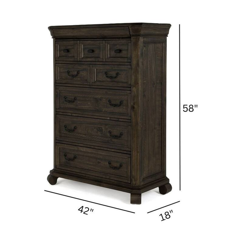 Magnussen Home Bellamy Peppercorn Drawer Chest