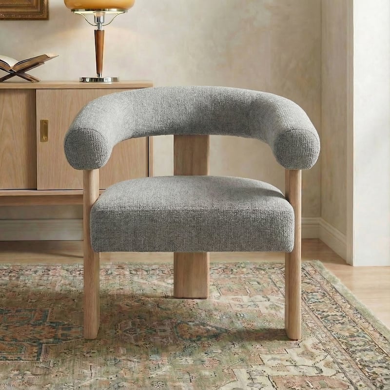 Accent Chair/Armchair Living Room Chair with Solid Wood Frame