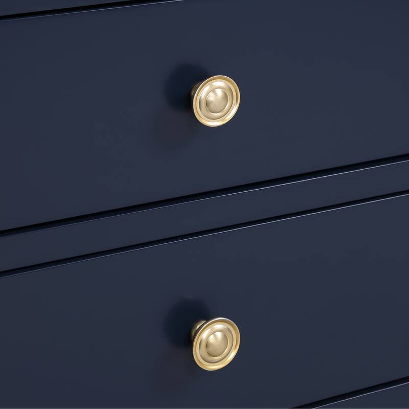 2-Drawer Nightstand in Midnight Blue - Elegant Storage Solution