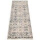 preview thumbnail 3 of 6, ECARPETGALLERY Machine Woven Bolivia Yalameh Blue, Ivory Rug - 2'2 x 8'0
