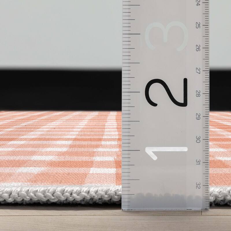 Crayola Geometric Plaid Area Rug By Well Woven