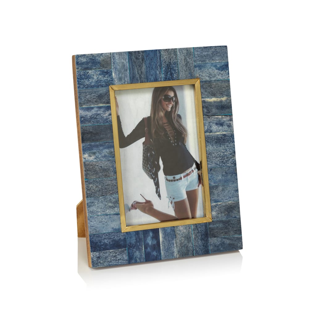 Prato Blue Bone Photo Frame- 5" x 7"