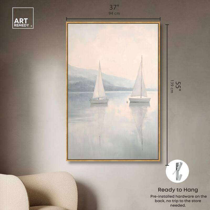 Dreaming of Sails II Canvas by Art Remedy