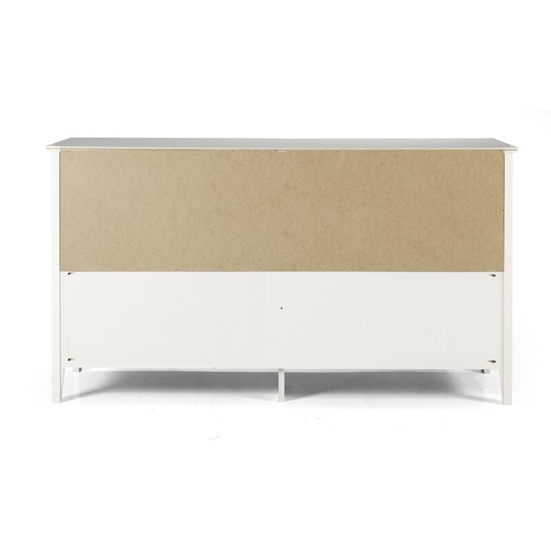 Taylor & Olive Snowberry 6-drawer Pine Wood Tall Storage Dresser