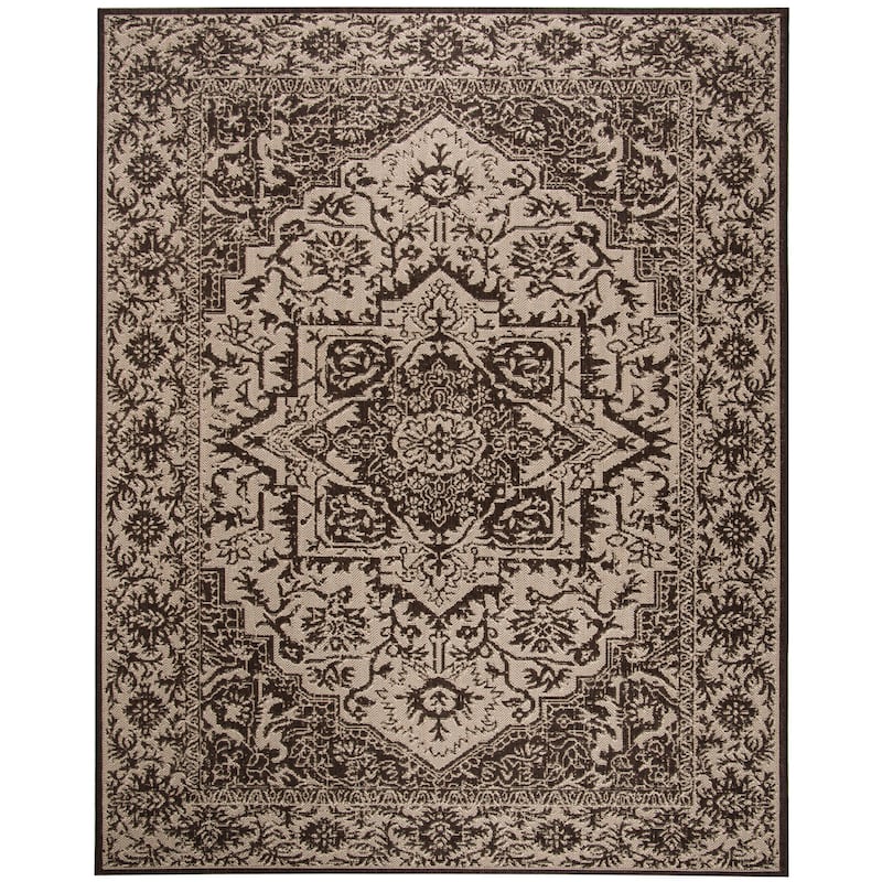 SAFAVIEH Linden Rick Indoor/ Outdoor Waterproof Patio Backyard Rug