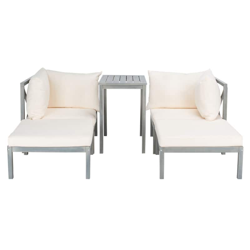SAFAVIEH Outdoor Living Ronson 5 Pc Sectional Set - 26.9 x 26.9 x 26.8