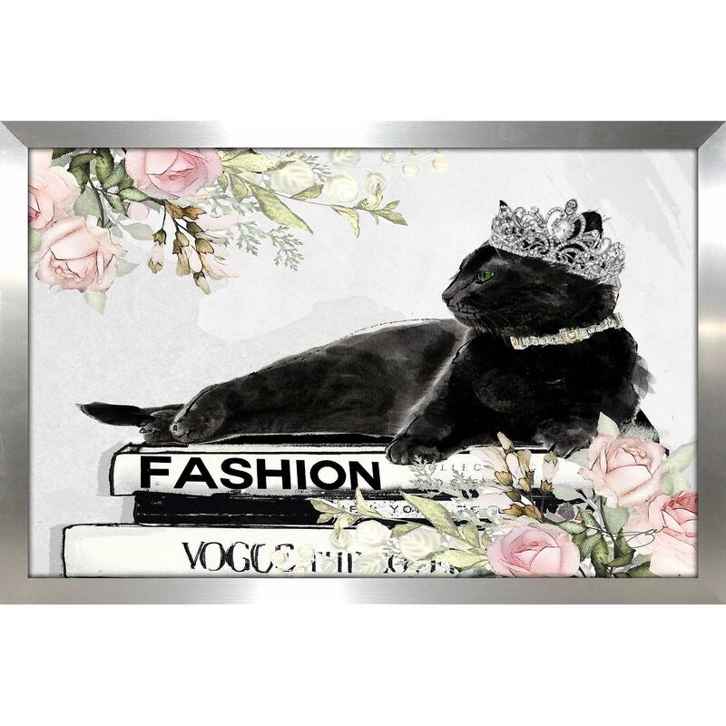 "Cat Queen of Fashion" by Jodi Print on Acrylic