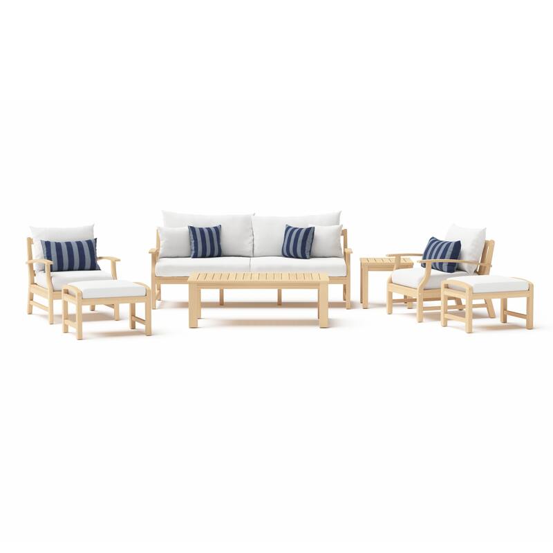 Kooper 7 Piece Sunbrella Outdoor Patio Sofa & Club Chair Set