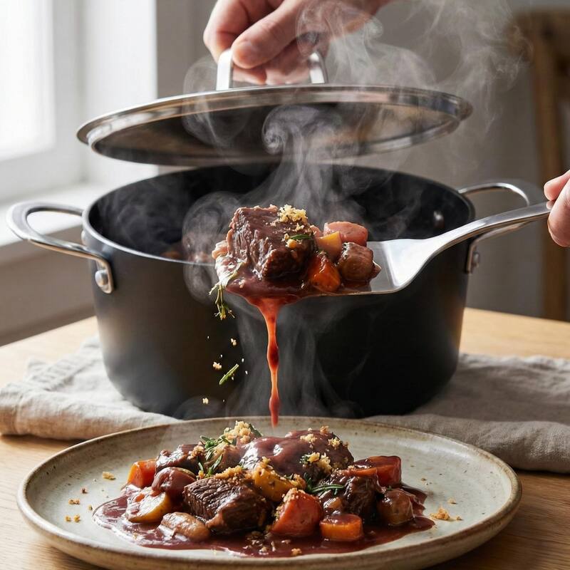 Alva Maestro Nonstick Stock Pot with Lid