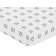 preview thumbnail 3 of 4, White Black Boho Mudcloth Boy Girl Fitted Crib Sheet Black and White Bohemian Woodland Tribal Southwest Mud Cloth Hatch Neutral