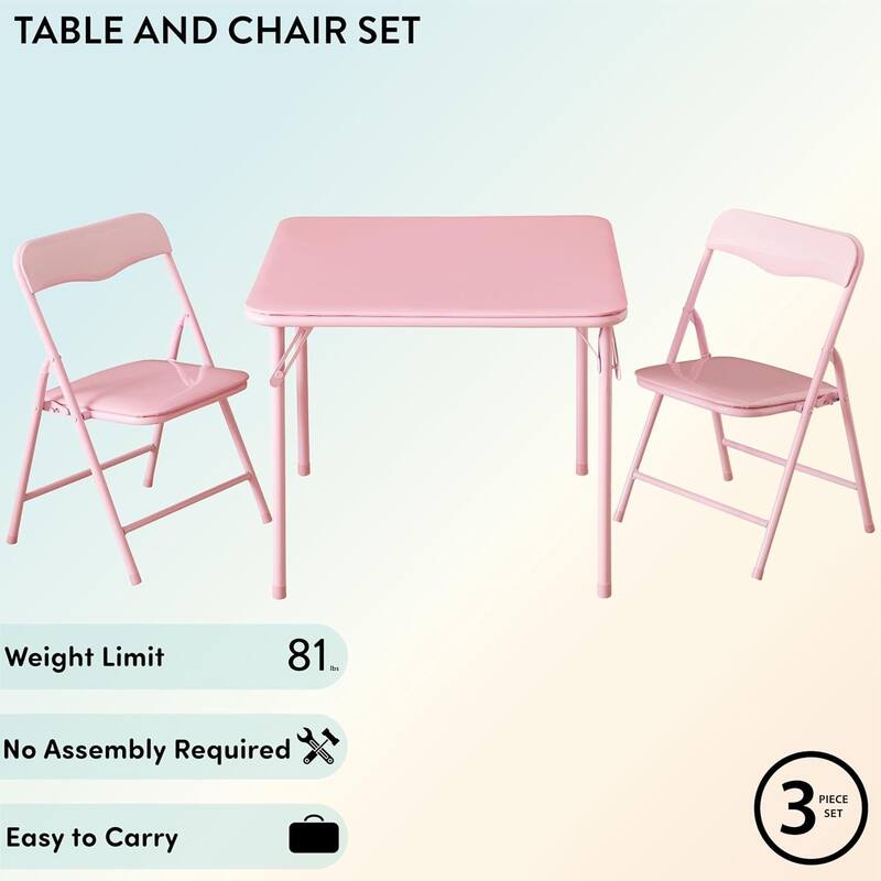 Heritage Kids 3 Piece Activity Table and Chair Set