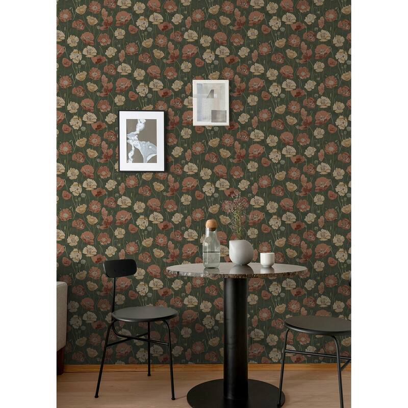 NuWallpaper Adelia Moss Peel and Stick Wallpaper