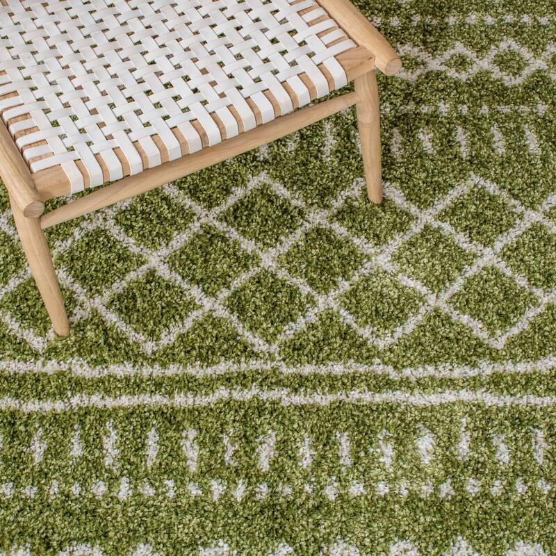 SAFAVIEH Arizona Shag Lotta Moroccan 1.2-inch Thick Rug