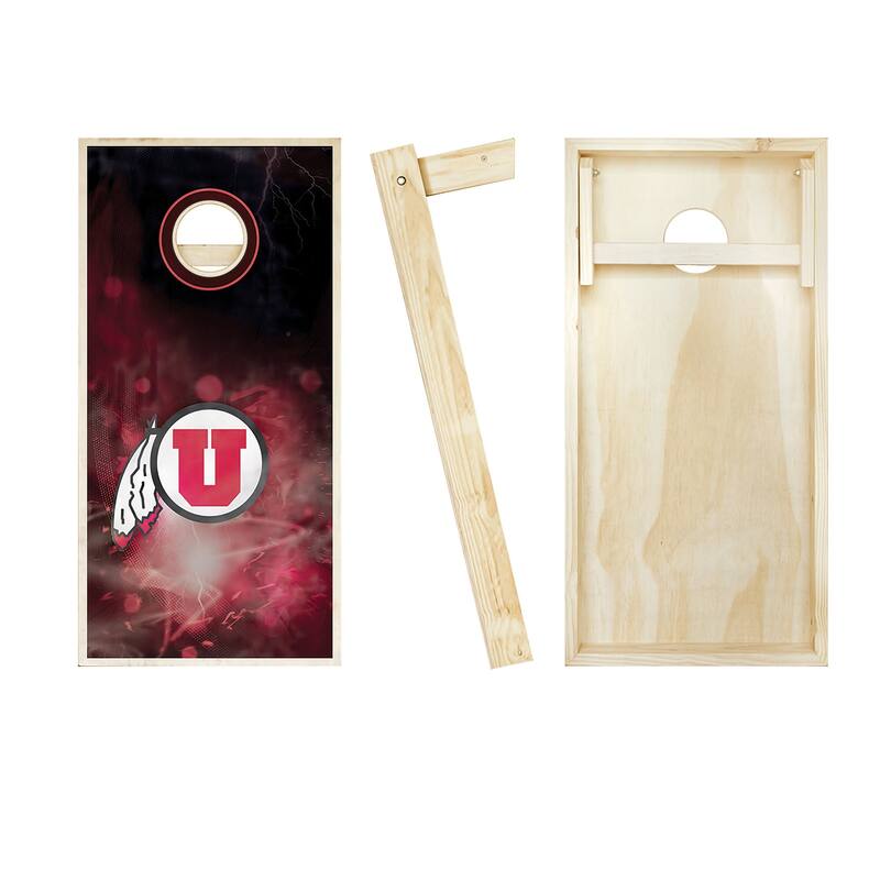 Utah Utes Smoke NCAA Team Cornhole Boards