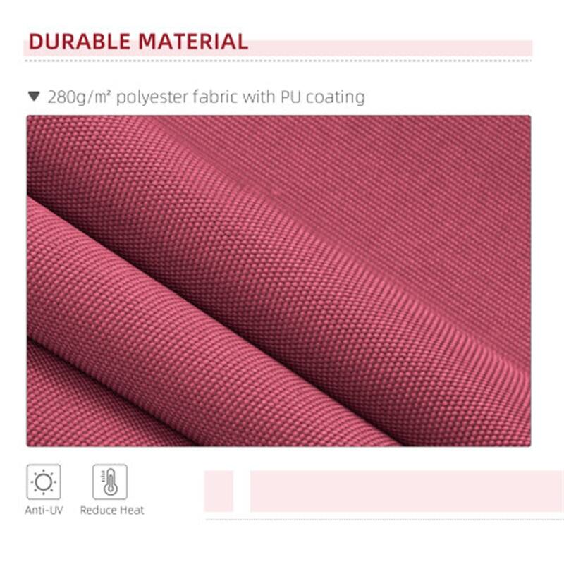 155.5" Wide Retractable Patio Awning with Extendable Aluminum Frame and UV Rain Fabric - 155.5" W x 96.5" D
