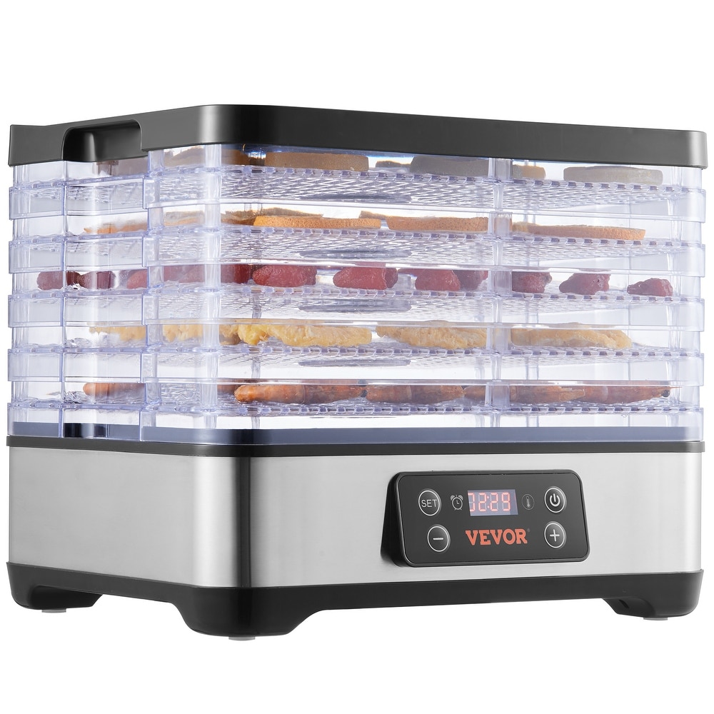 Brentwood 5 Tray Kitchen Countertop Food Dehydrator w/ 10 Hour