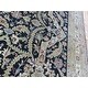 preview thumbnail 6 of 10, Hand Knotted Black Hereke with Wool & Silk Oriental Rug (6' x 8'11") - 6' x 8'11"