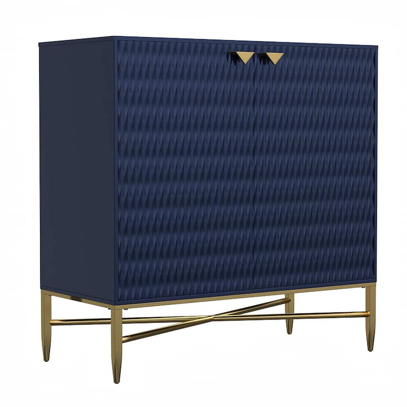 Clihome 31.5-Inch 2 Door Sideboard Locker Media Storage Cabinet/Buffet
