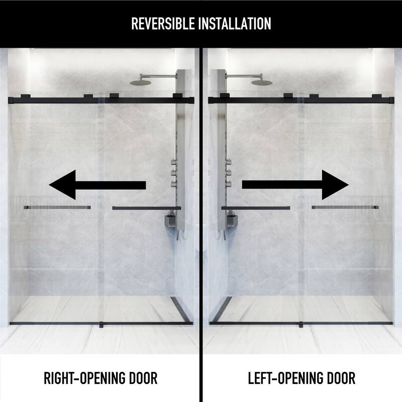 VIGO Houston Frameless Sliding Door
