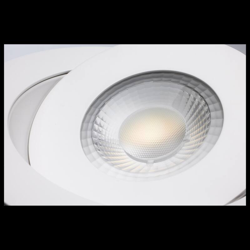 Starfish 15W LED Gimbal Downlight 6 Inch 2700K-5000K RGB Tunable White Remote Driver White