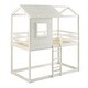 preview thumbnail 16 of 15, Deer Blind House Bunk Bed Twin Over Twin Bunk Bed for Kids, Bunk Beds, Playhouse Twin Bunk Bed, Wooden Bunk Beds for Kids