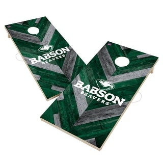Babson Beavers Cornhole Board Set