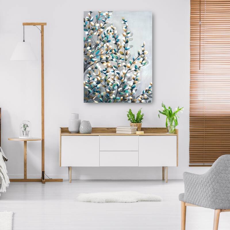 Watercolor Willows By Frank Parson Canvas Art Print