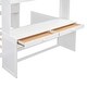preview thumbnail 16 of 14, Full size Loft Bed with Twin size Stand-alone bed, Shelves,Desk,and Wardrobe,No Box Spring Required