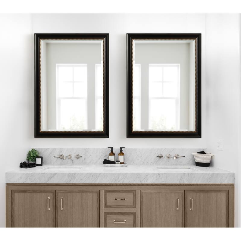 Kate and Laurel Parodi Rectangle Bathroom Wall Mirror