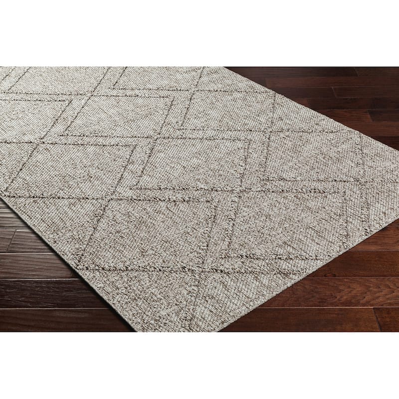 Livabliss Sarasota Outdoor Safe Diamond Stripe Area Rug