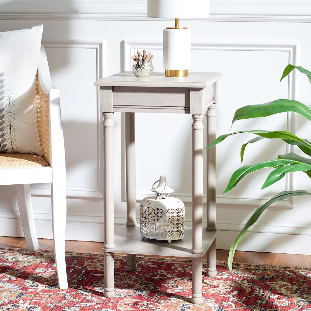 SAFAVIEH Agnita Square Accent Table - 14" W x 14" L x 28.3" H - 14Wx14Dx28H
