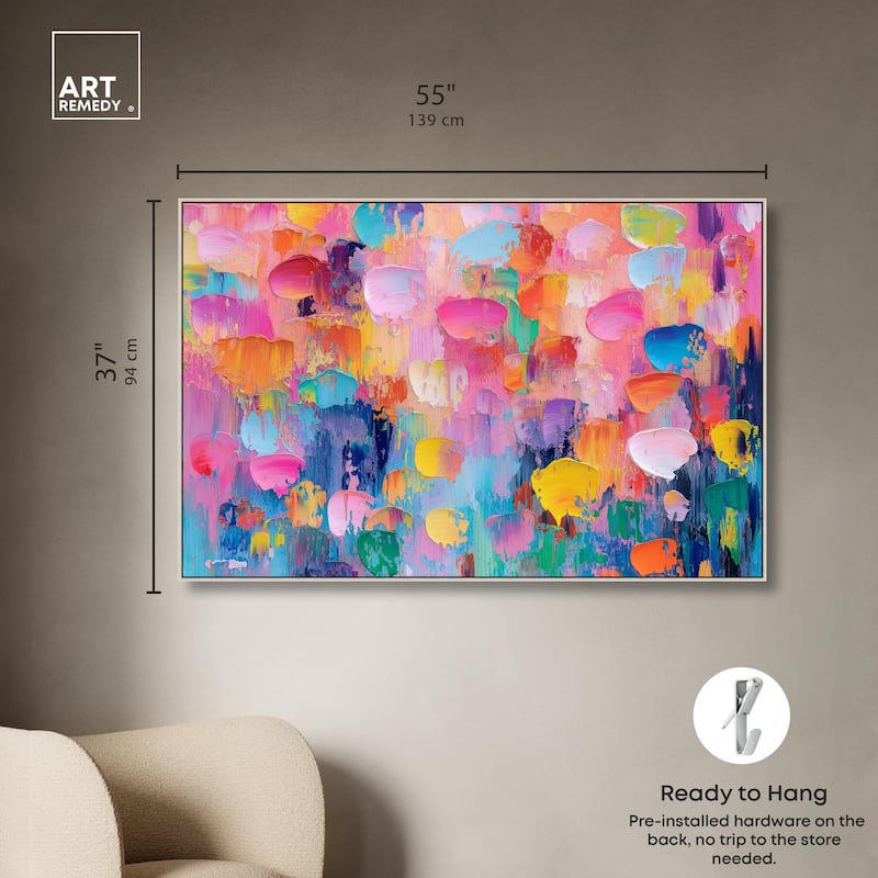 Jubilee of Colors Canvas by Art Remedy