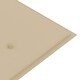 preview thumbnail 7 of 7, vidaXL 3-Seater Patio Bench with Cushion 59.1" Solid Eucalyptus Wood - 59.1" x 23.6" x 35"