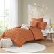 preview thumbnail 92 of 124, Intelligent Design Maize Cotton Jacquard Duvet Cover Set with Euro Shams and Throw Pillows