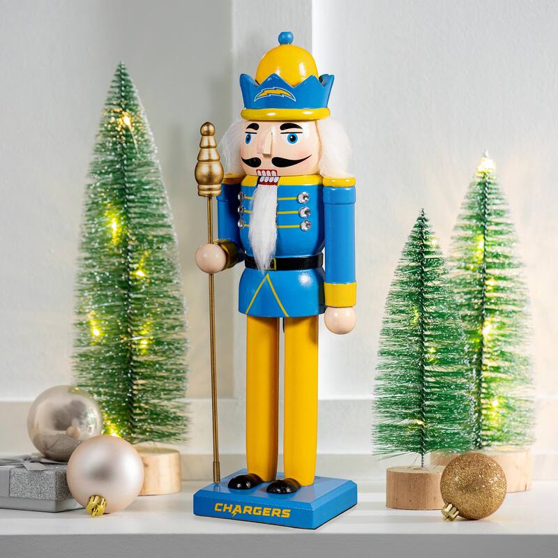 Nutcracker Statue, Los Angeles Chargers - 4.53''W x 4.53''H x 13.58