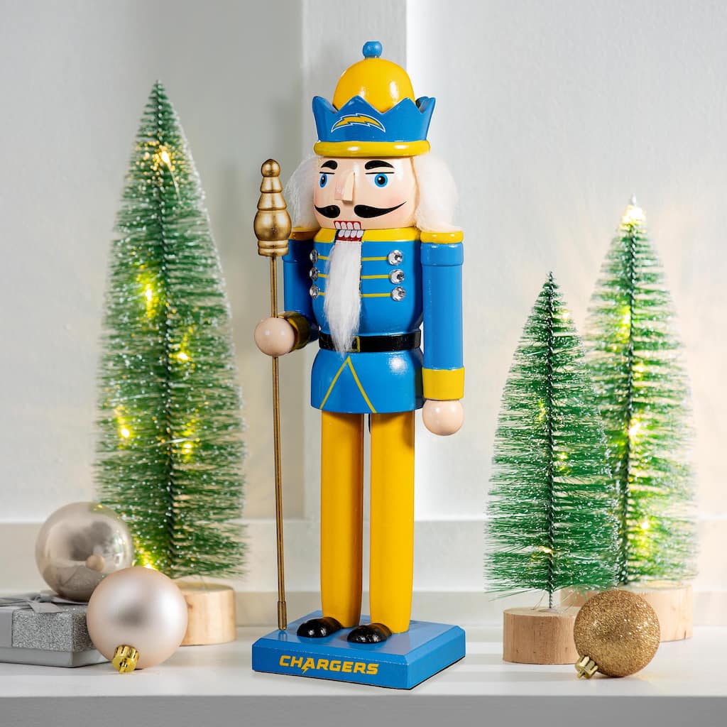 Nutcracker Statue, Los Angeles Chargers - 4.53''W x 4.53''H x 13.58