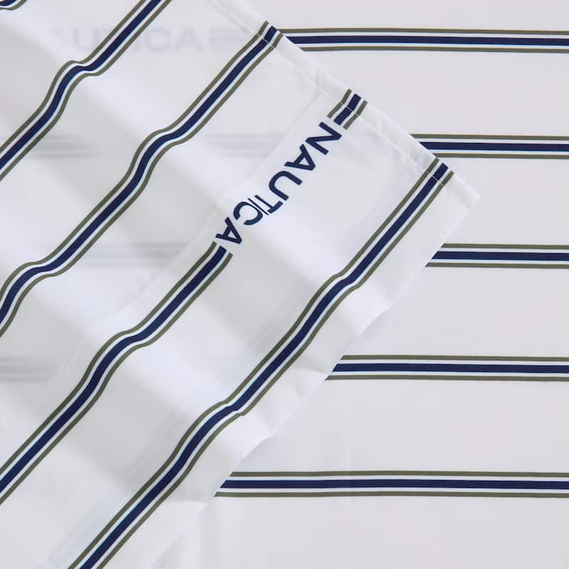 Nautica Printed Soft & Cozy Deep Pocket Sheet Set