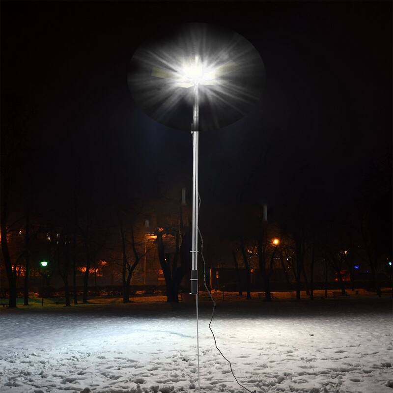 LED Telescopic Camping Lights Portable Outdoor Camping Light - Black - Black