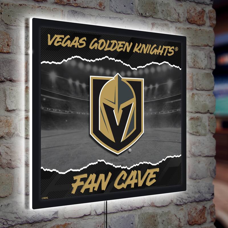 Las Vegas Golden Knights LED Lighted Sign - Pewter