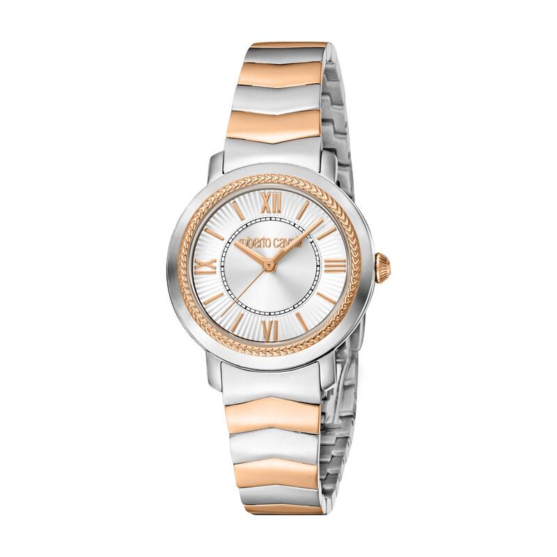 Roberto Cavalli Women RC5L056M0105 Quartz Watch - Two-Tone