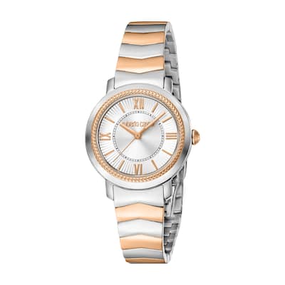 Roberto Cavalli Women RC5L056M0105 Quartz Watch - Two-Tone