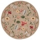 preview thumbnail 48 of 63, SAFAVIEH Handmade Chelsea Rubi French Country Floral Wool Rug