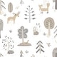 preview thumbnail 1 of 4, Galerie Wallcoverings Little Explorers 2 Country Animals Non-woven Matte Wallpaper Roll 33 feet x 21 inches - Grey