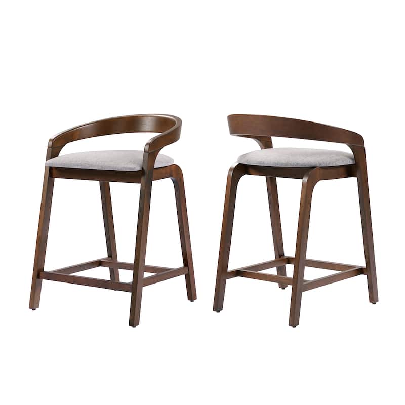 Christopher Knight Home - Callahan 25.25'' Rubberwood Counter Stools Set
