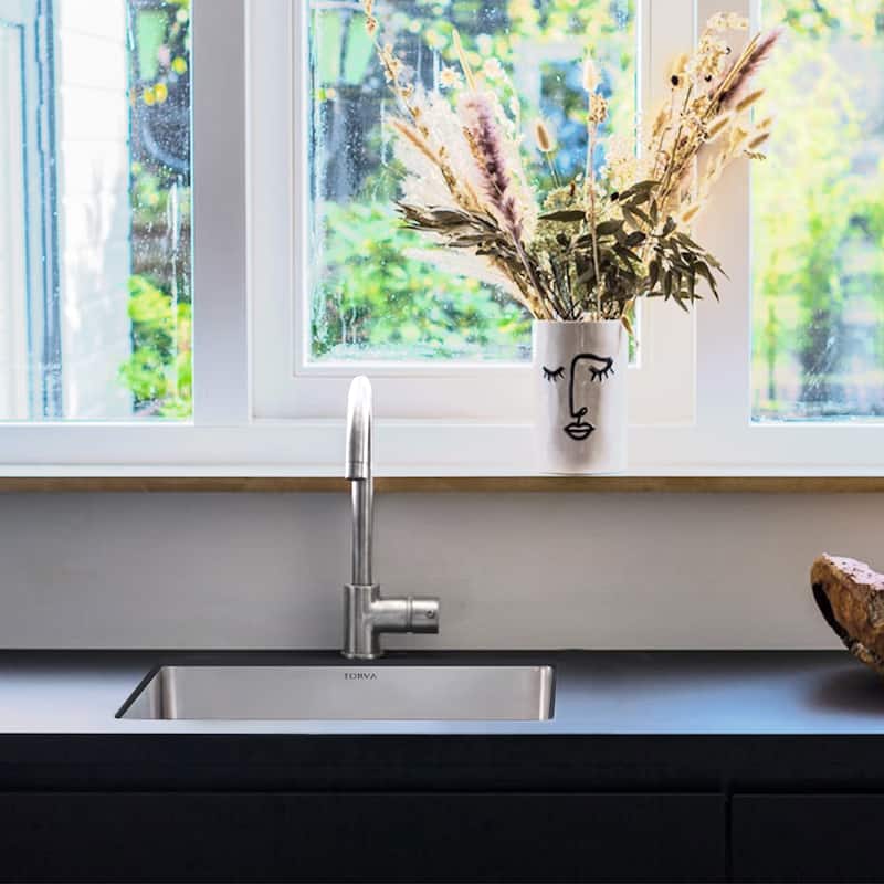 Undermount Single Bowl Stainless Steel Kitchen Sink 16 gauge-ALL SIZE