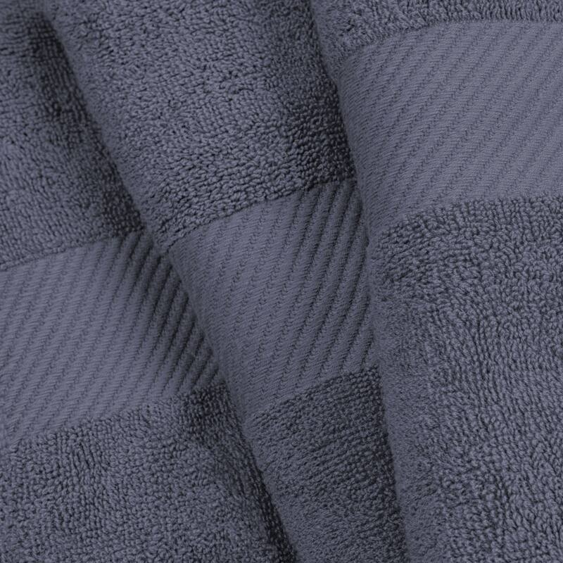 Superior Luxury Solid Highly Absorbent Egyptian Cotton Hand Towel - (Set of 6)